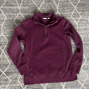 LL Bean quilted pullover